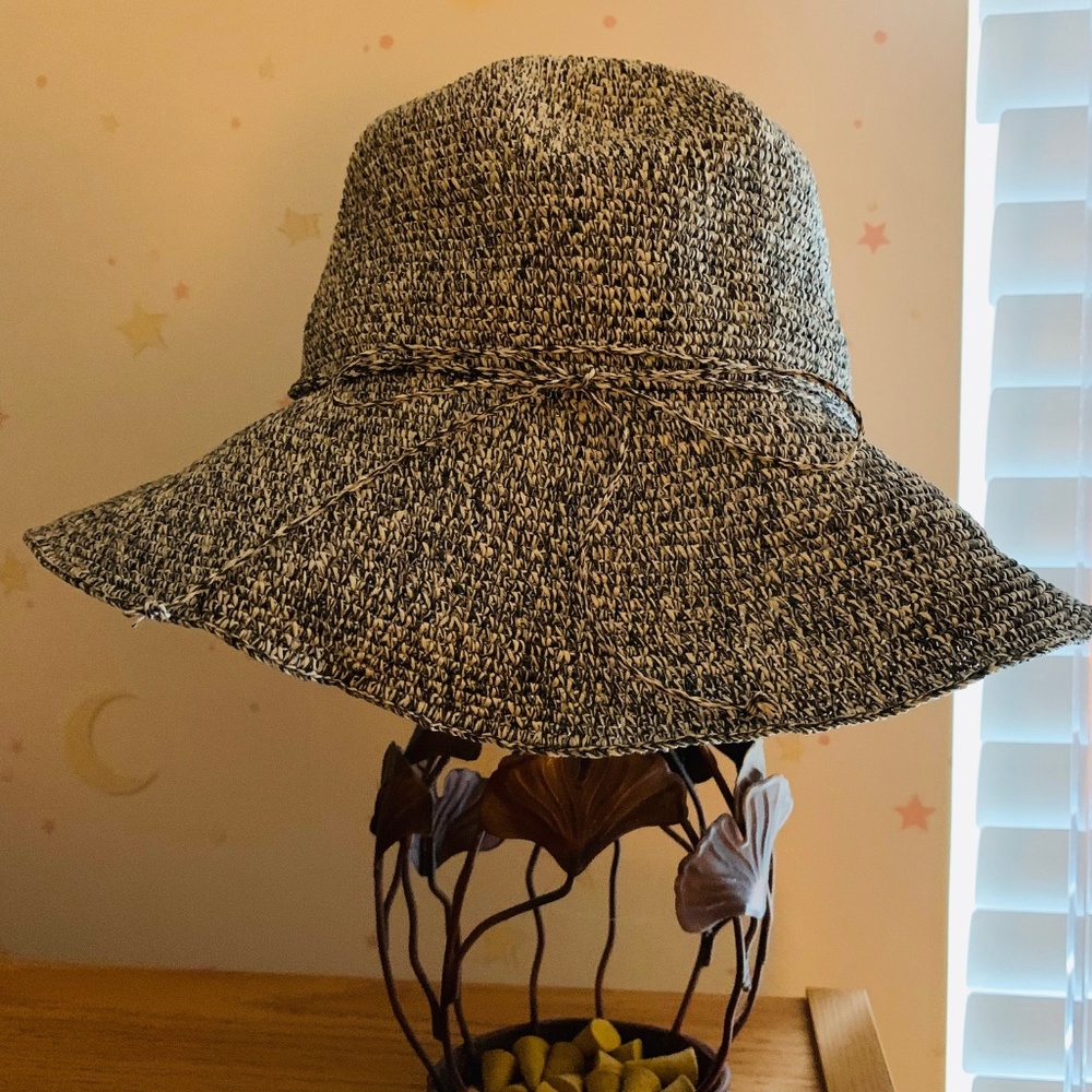 Handmade mixed color beach sun hat